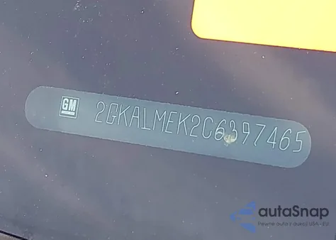 2012 GMC Terrain Sle-1 из США, поврежденный, VIN 2GKALMEK2C6397465